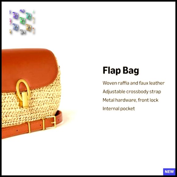 Modern Crossbody Flap Bag Minimal Chic Lightweight Adjustable Strap Secure Lock - Picture 2 of 7